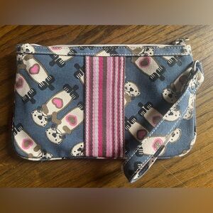 Zipper clutch bag